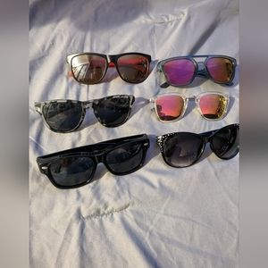 6 pairs sunglasses
